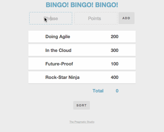 Buzzword Bingo